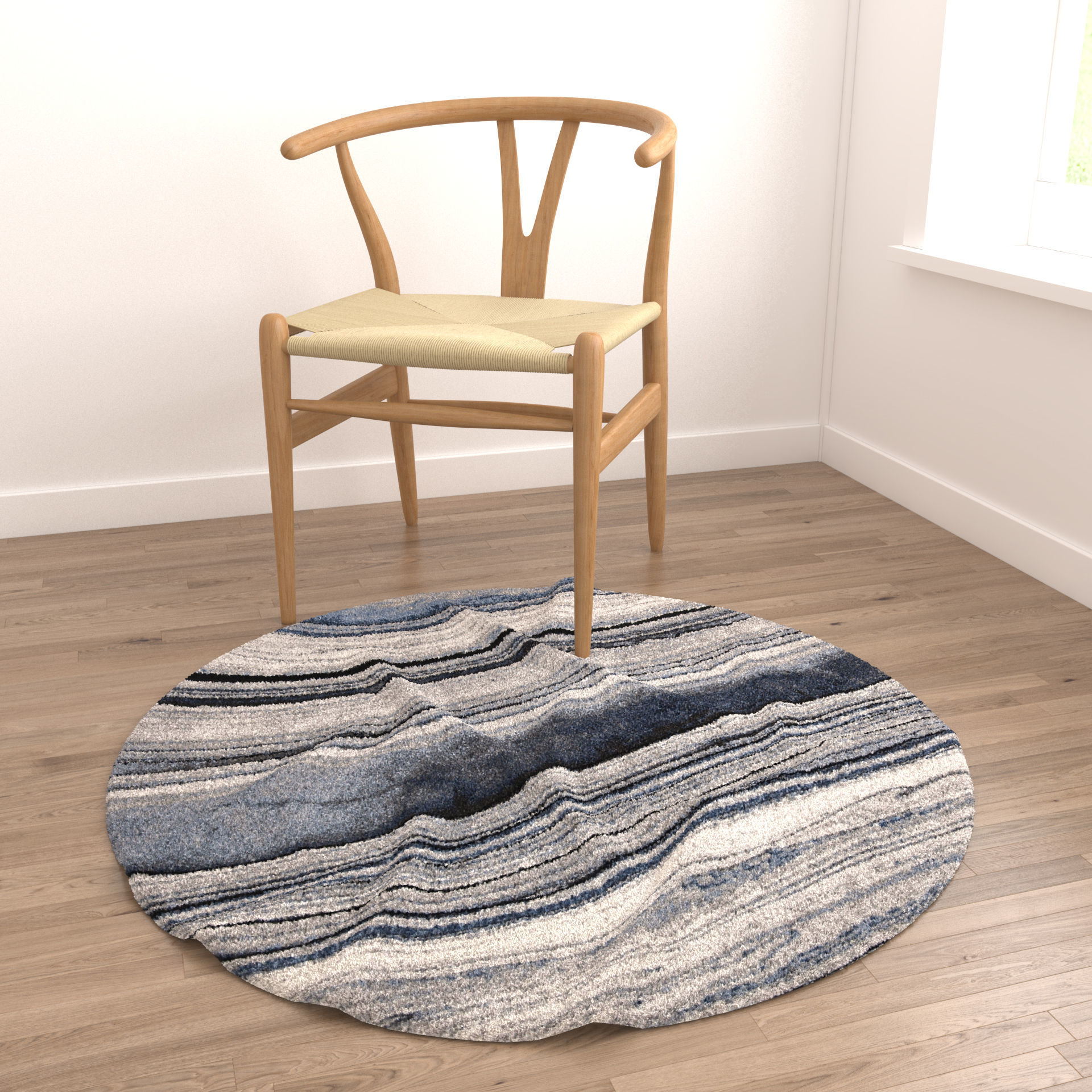 Rugs No 634 Low-poly 3D model_3