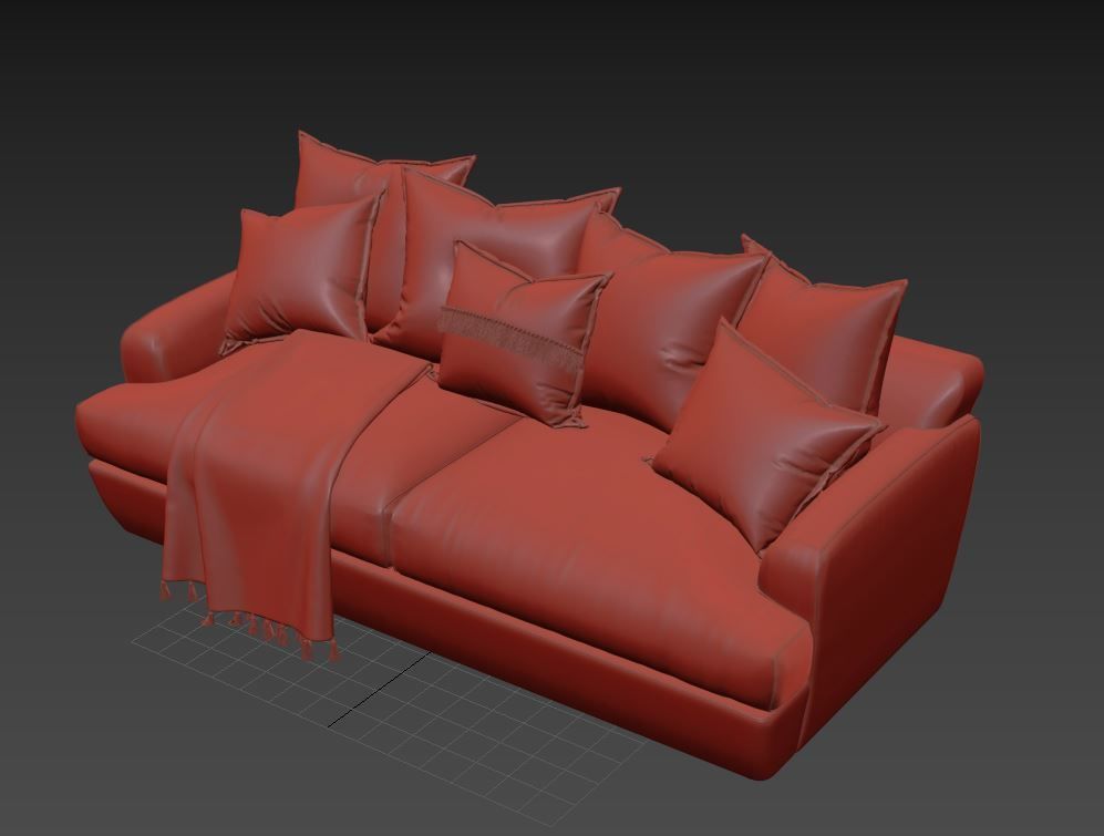 Smooch Sofa 02 3D model_7