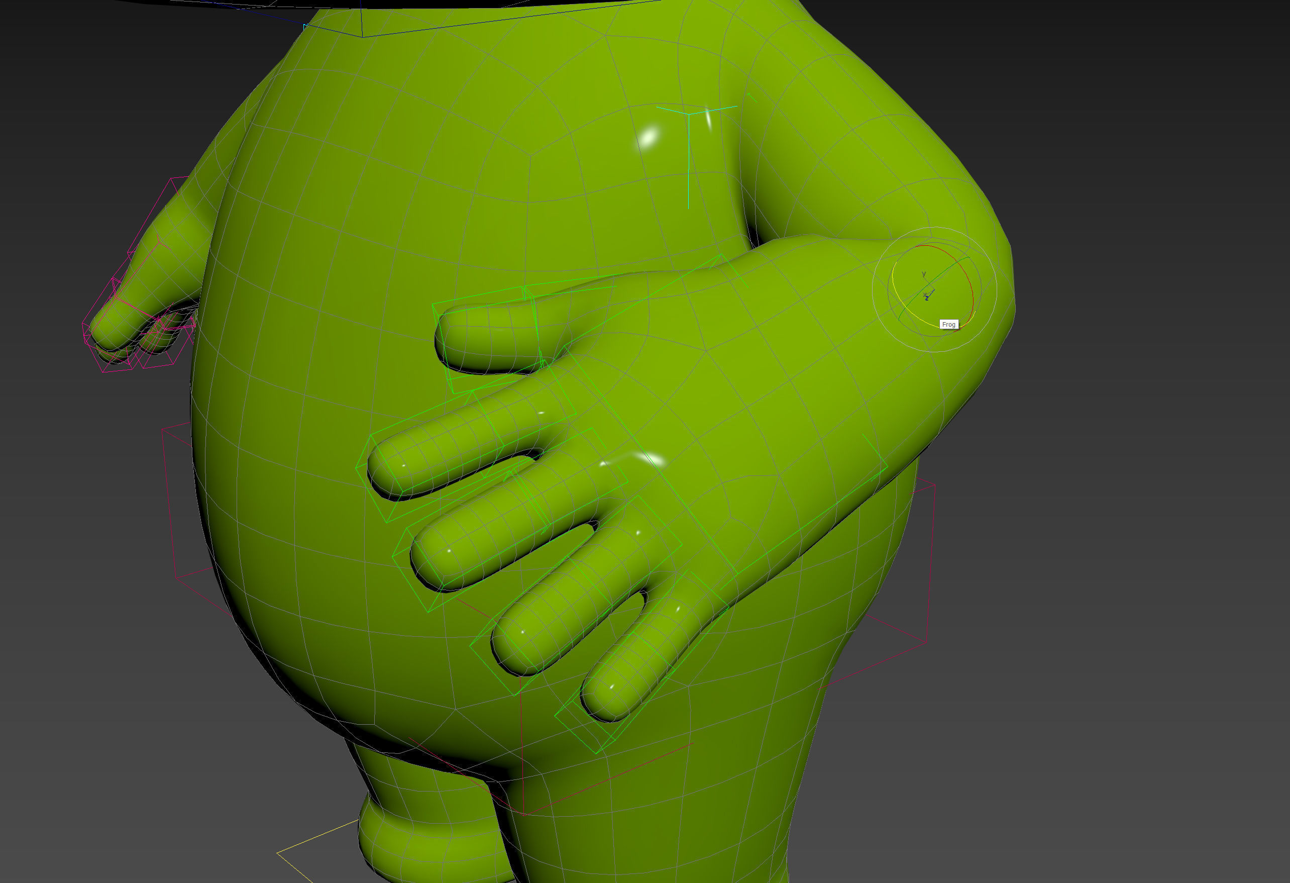 Character172 Rigged Frog 3D model_18