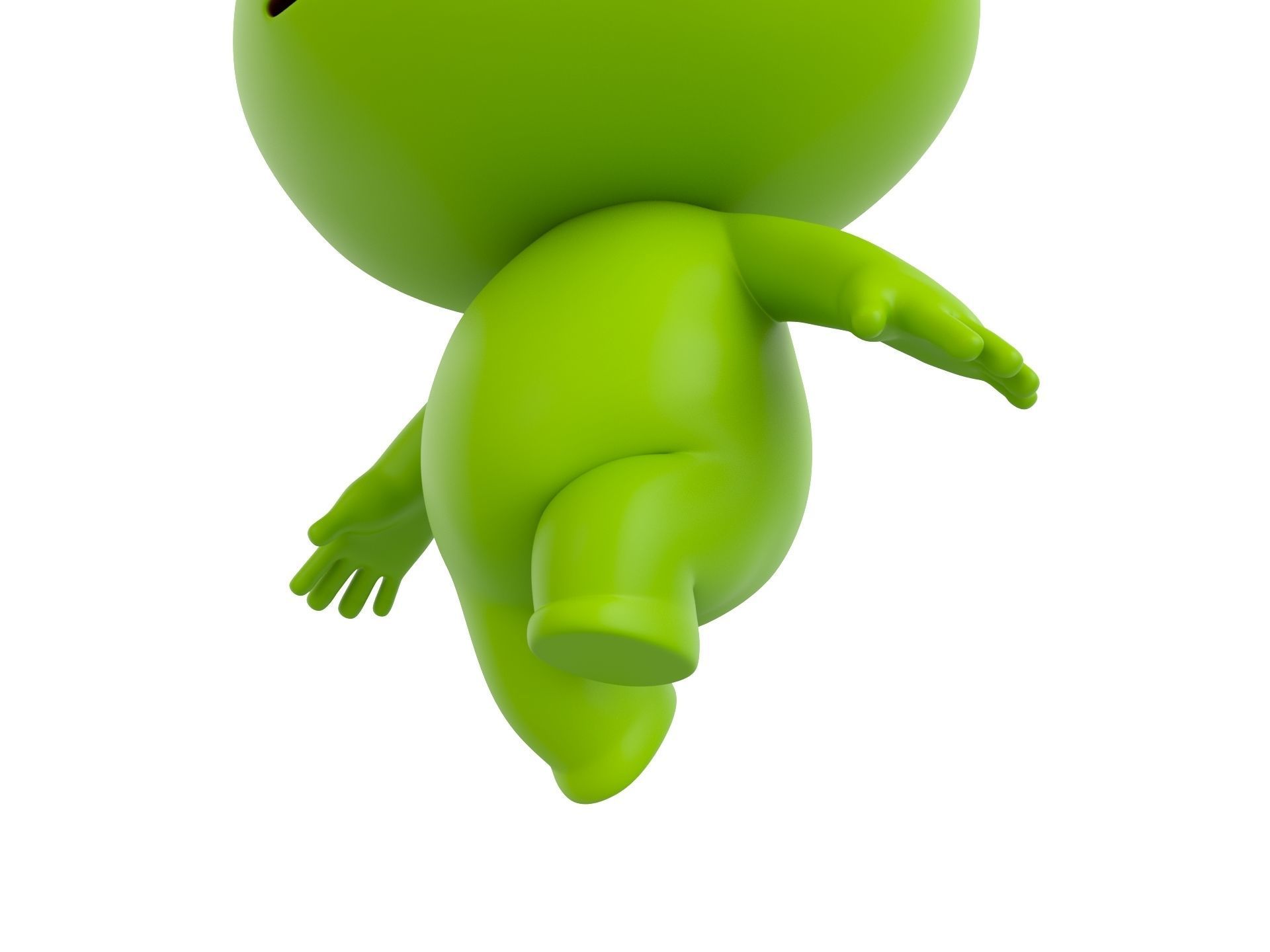 Character172 Rigged Frog 3D model_7