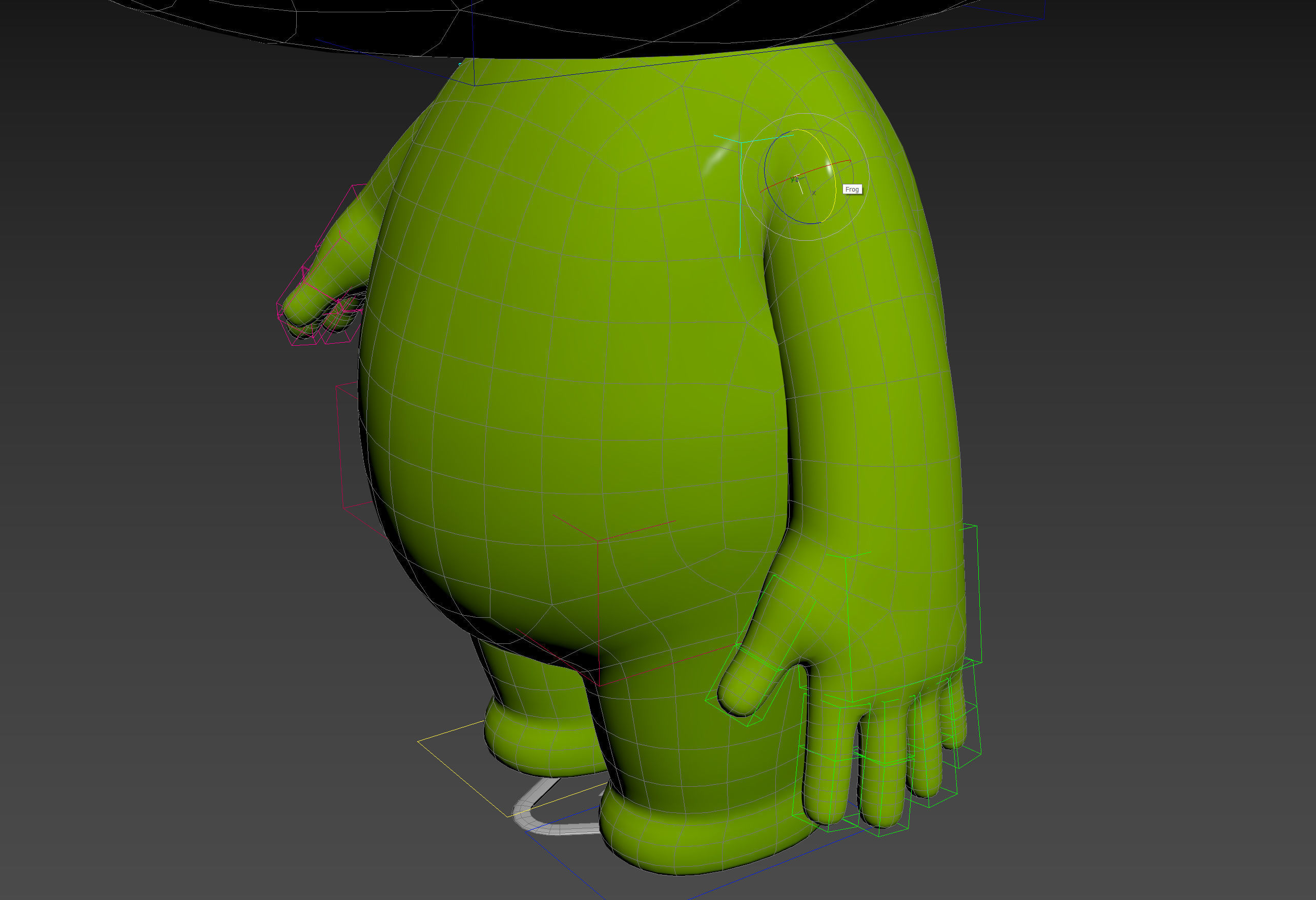 Character172 Rigged Frog 3D model_17