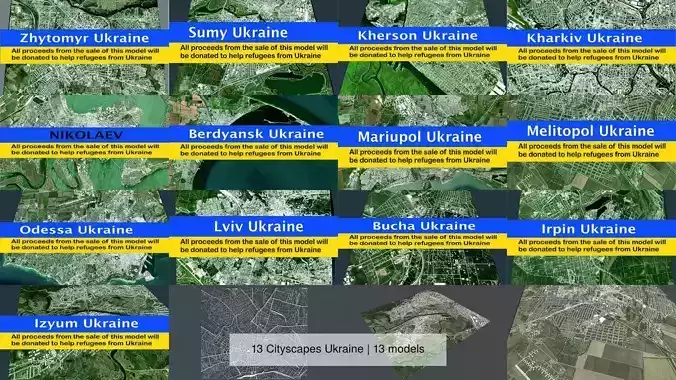 13 Cityscapes Ukraine
