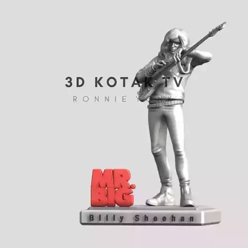 billy sheehan  MR Big - 3D printing