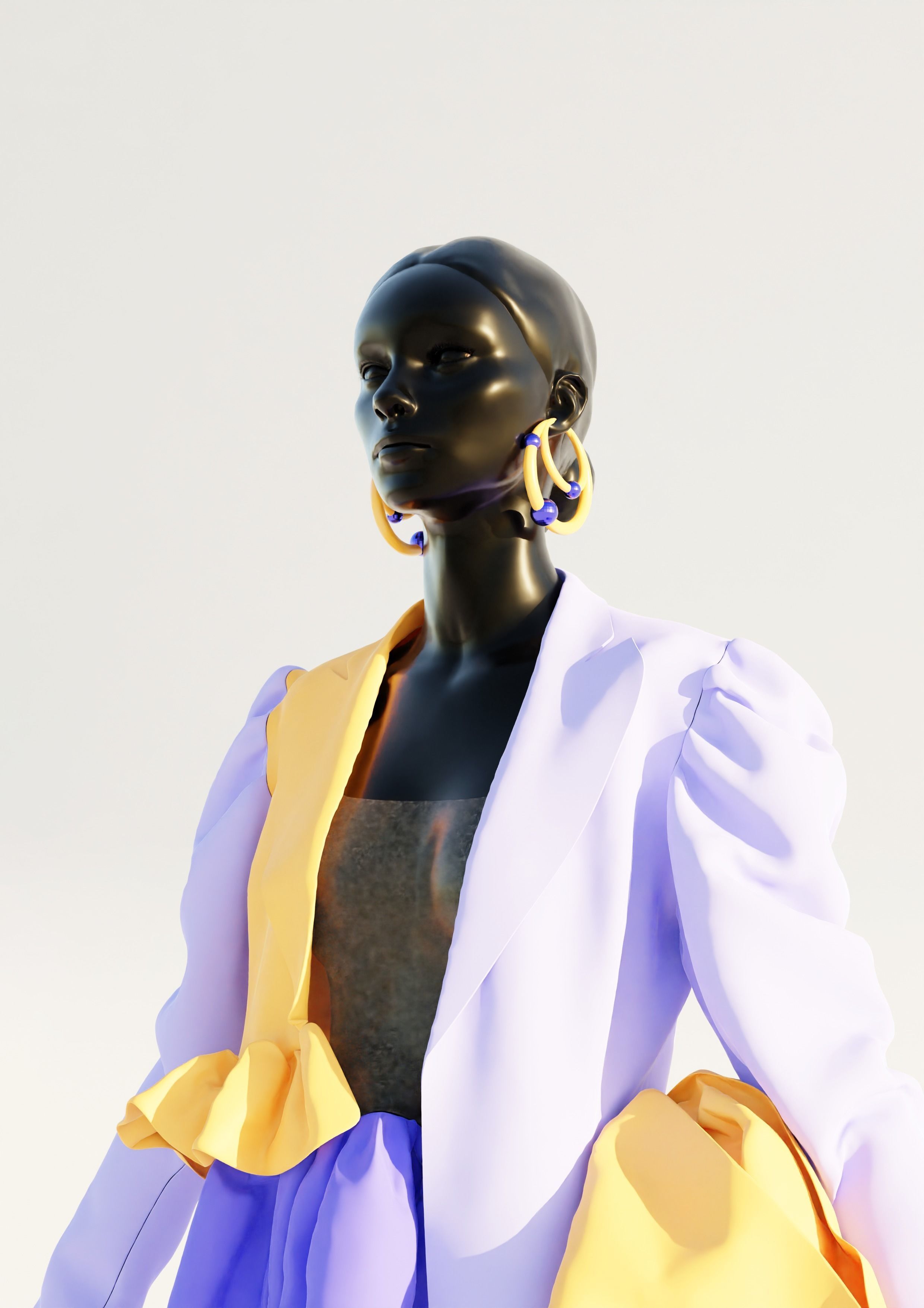 Marvelous Designer CLO3D Digital Garment 3D model_3