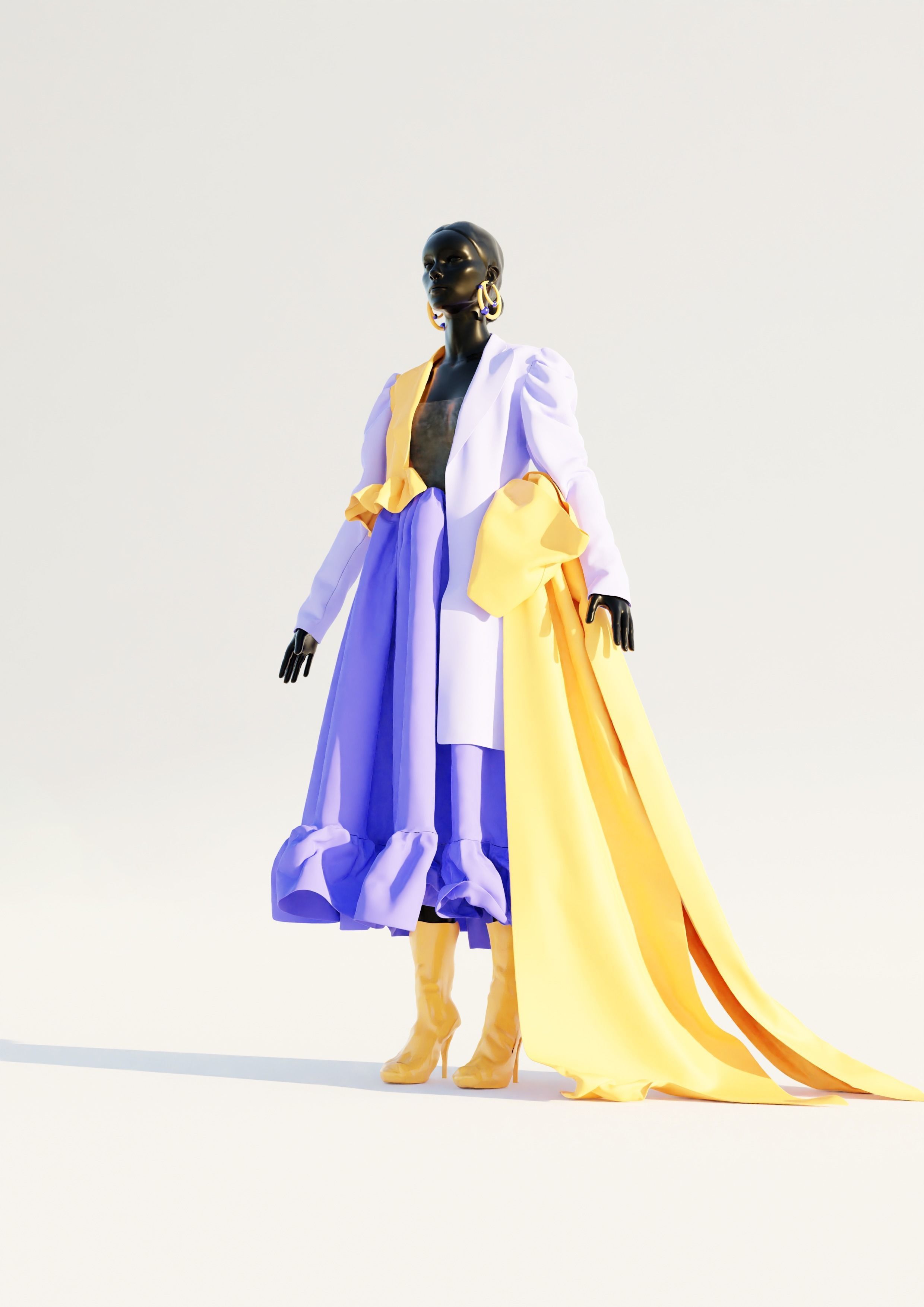 Marvelous Designer CLO3D Digital Garment 3D model rigged | CGTrader