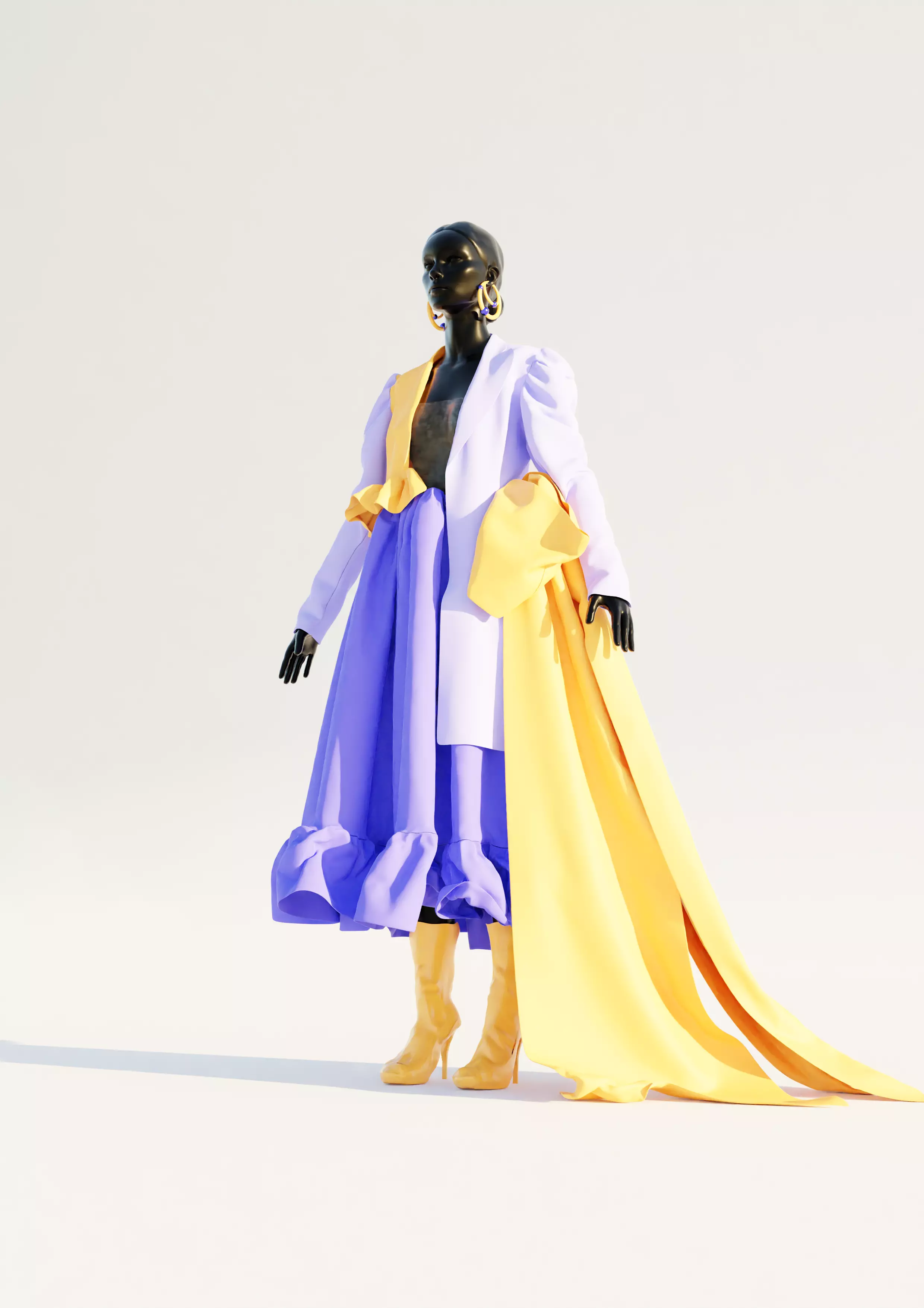 Marvelous Designer CLO3D Digital Garment 3D model_0