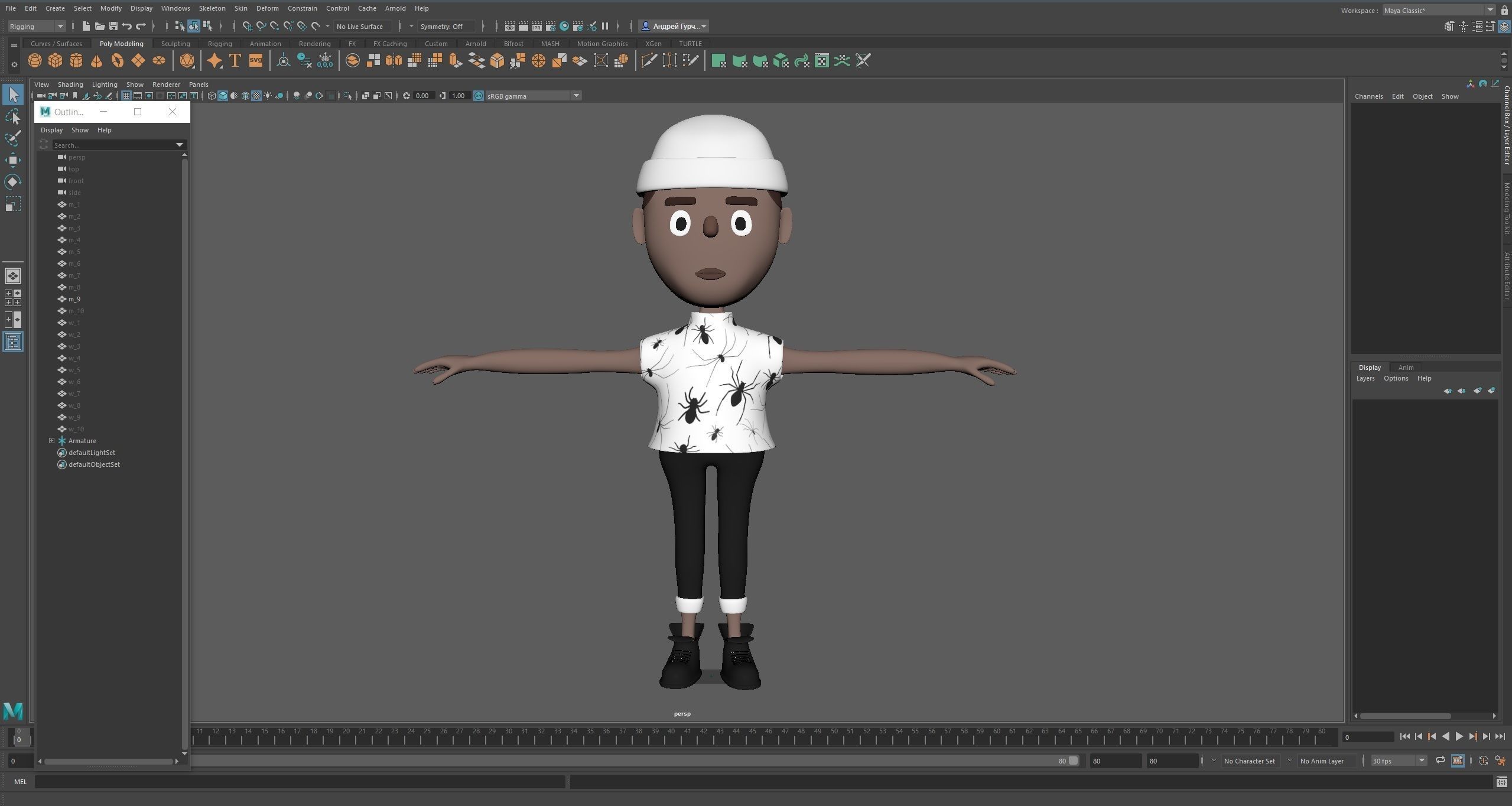 Low poly cartoon characters 1 03 pack 3d model Low-poly 3D model_28