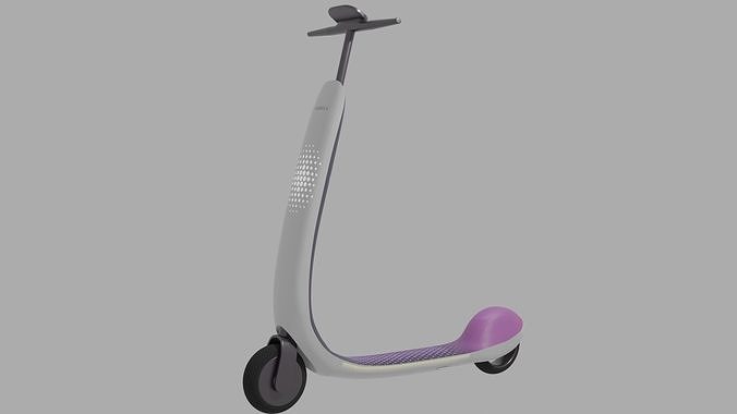 NEBULA Scooter V2 Low-poly 3D model
