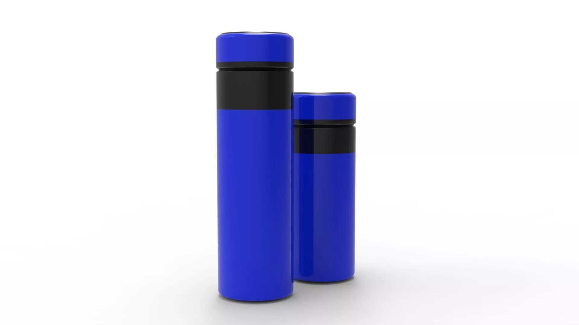 THERMOS BLUE BLACK 3D model