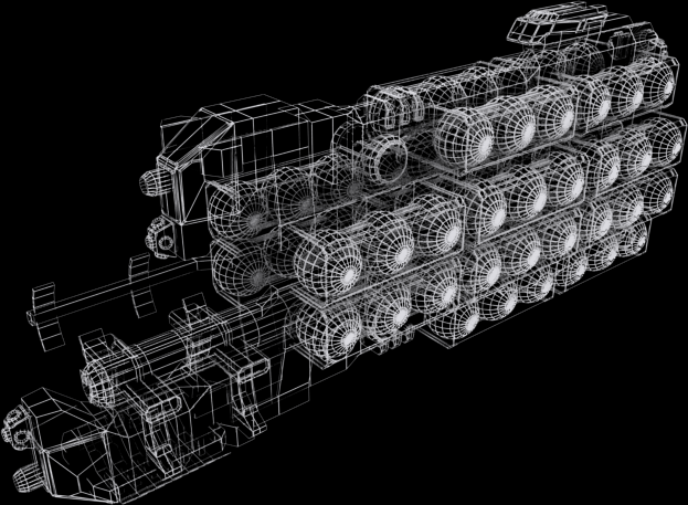 Fuel Transport Low-poly 3D model_5