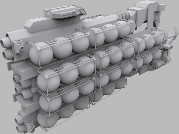 Fuel Transport Low-poly 3D model_2