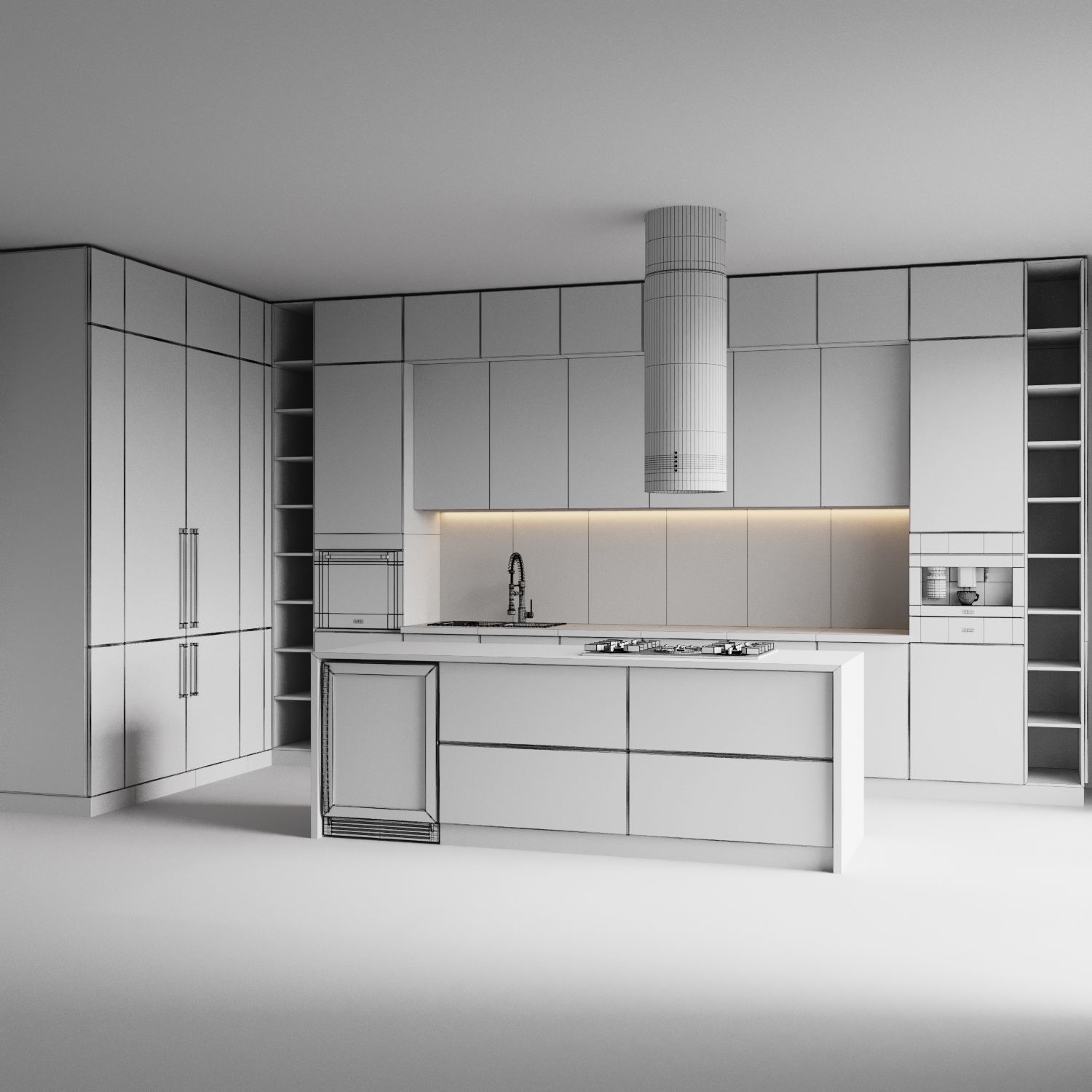 Kitchen 021 3D model_5