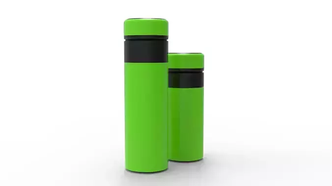 THERMOS GREEN BLACK