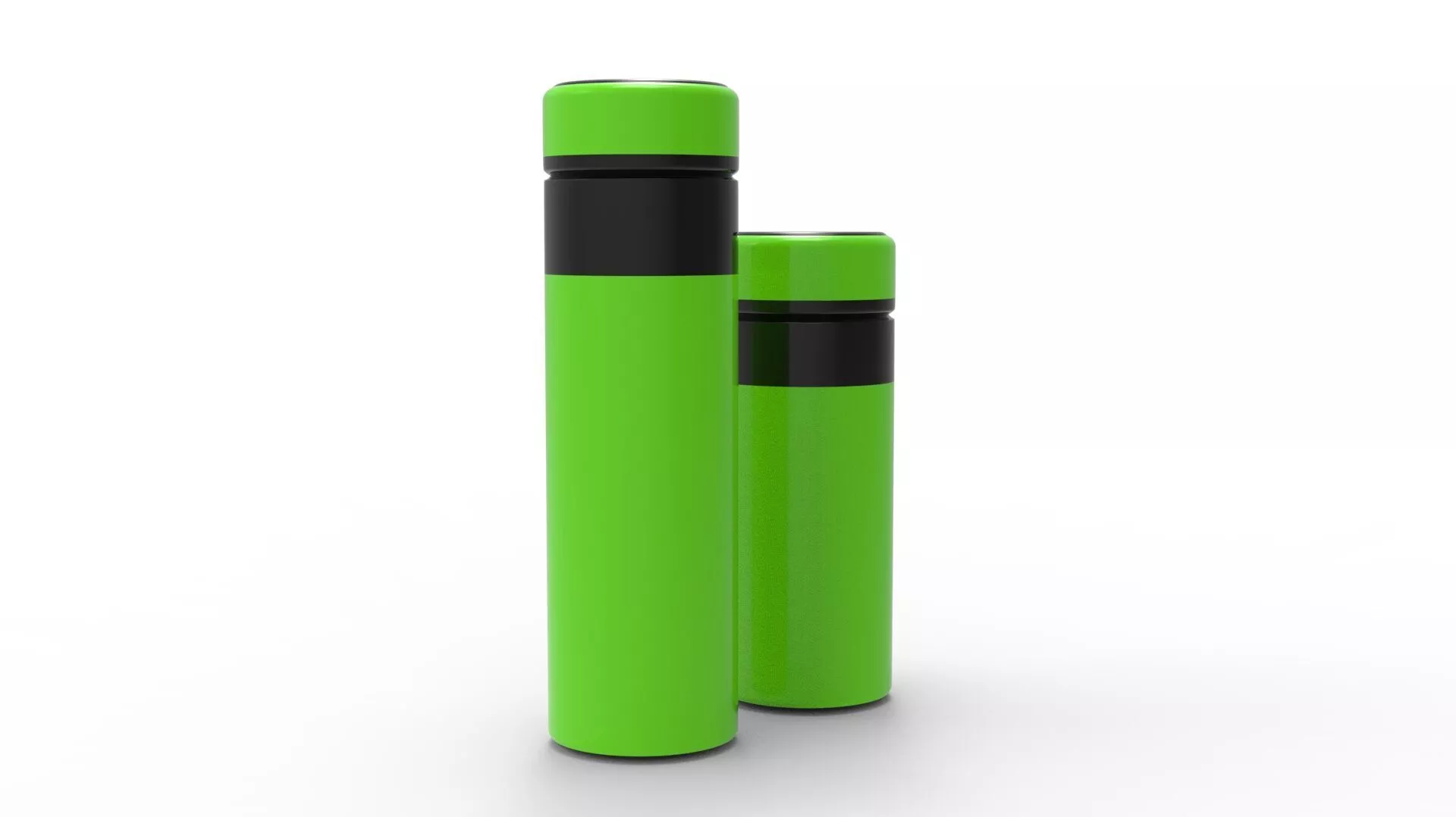 THERMOS GREEN BLACK 3D model