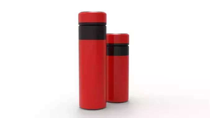 THERMOS RED BLACK