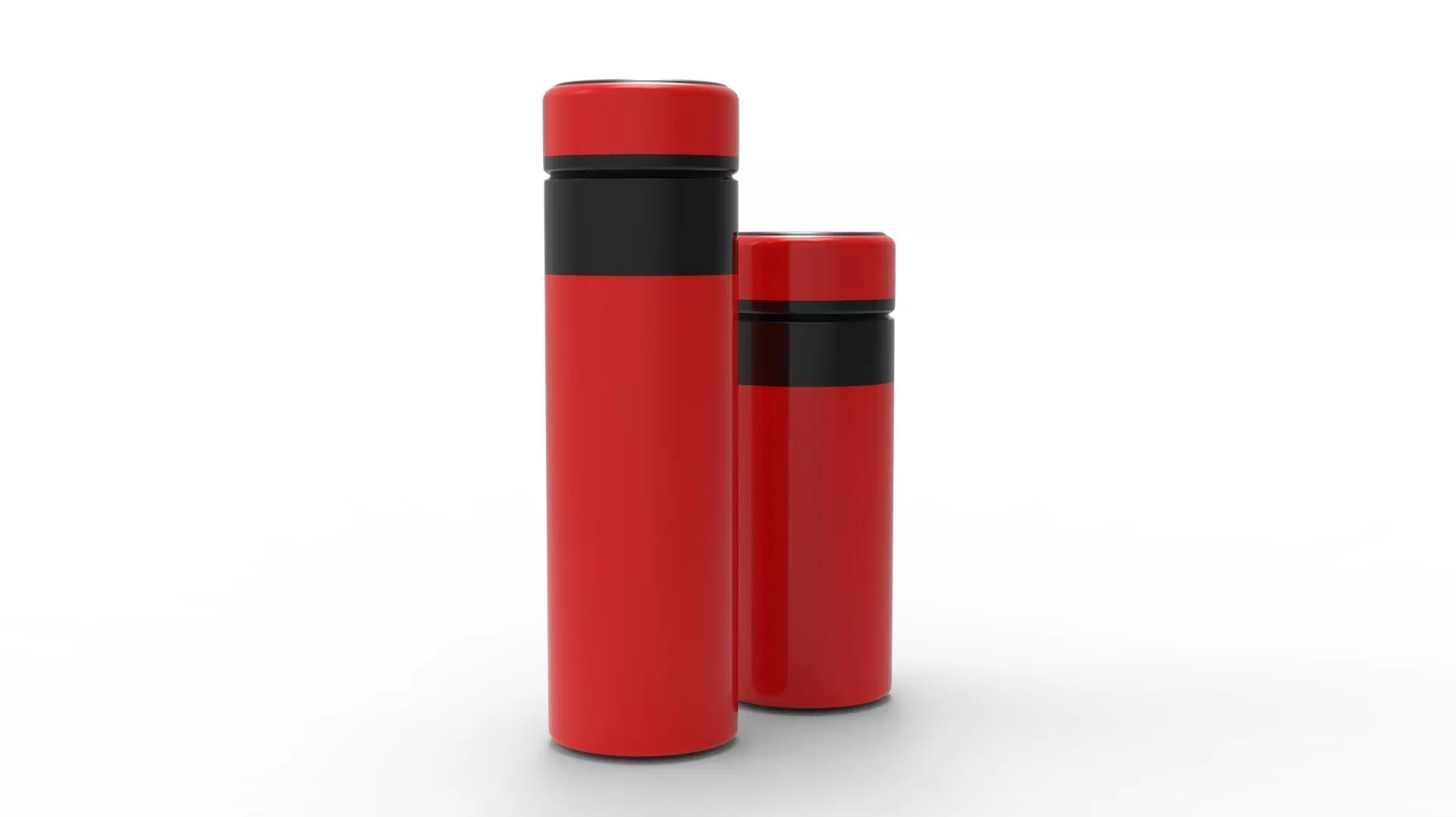 THERMOS RED BLACK 3D model