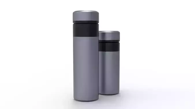THERMOS SILVER BLACK