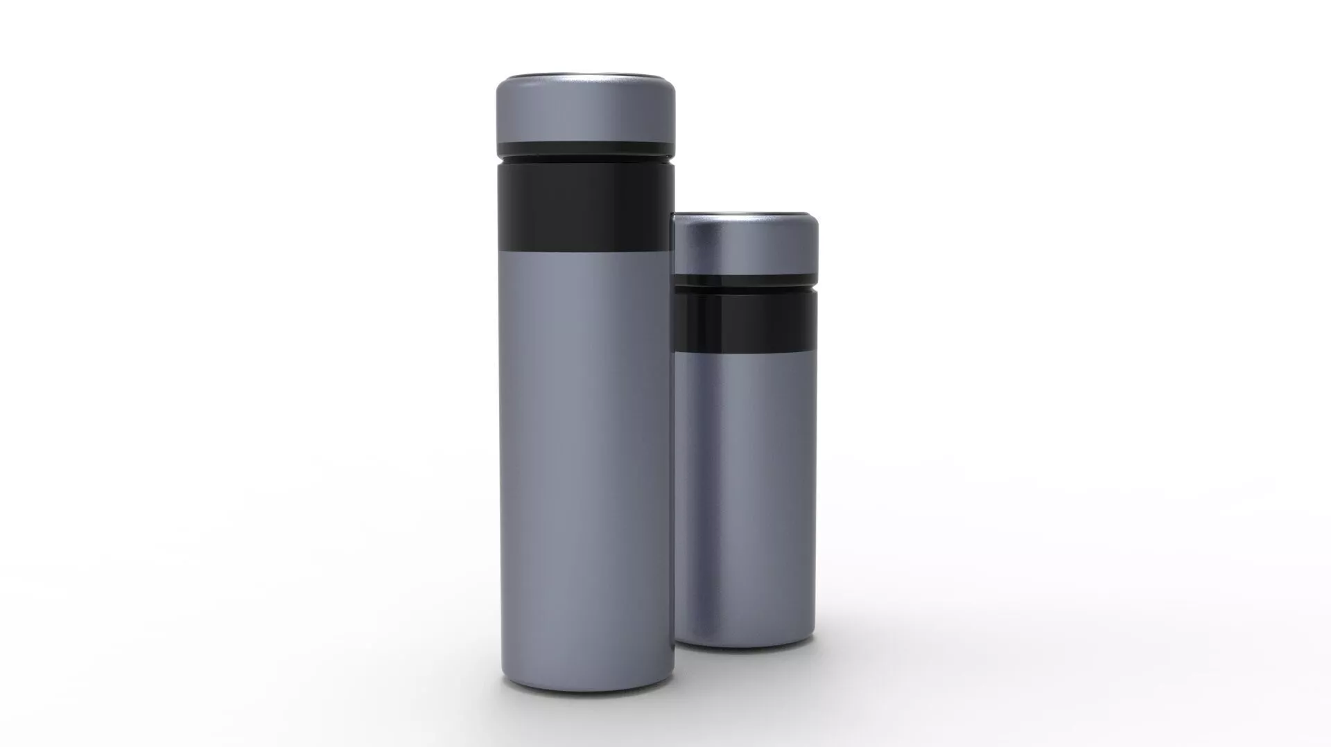 THERMOS SILVER BLACK 3D model