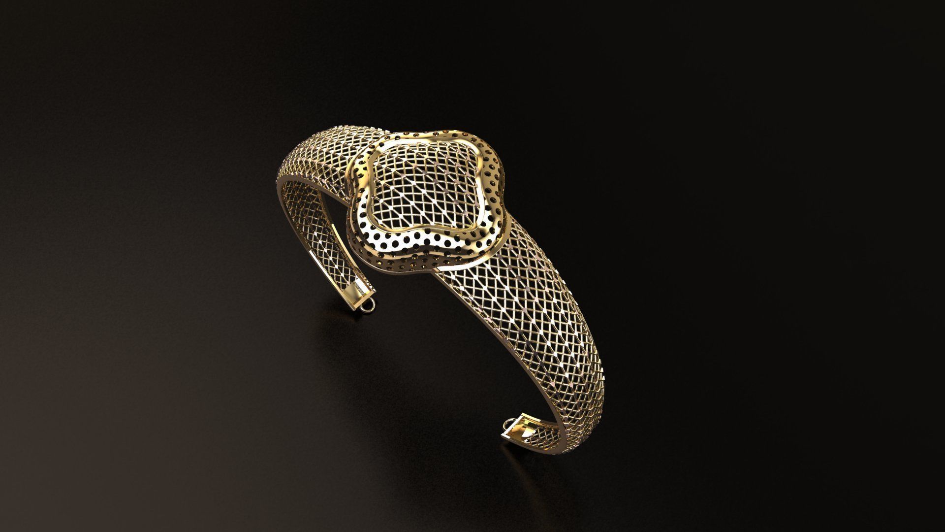 9 PCS BRACELET BANGLE  3D print model_5