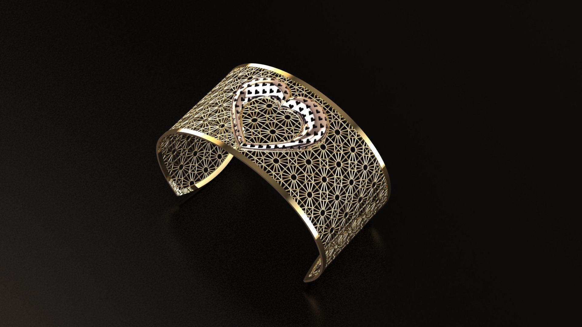 9 PCS BRACELET BANGLE  3D print model_6