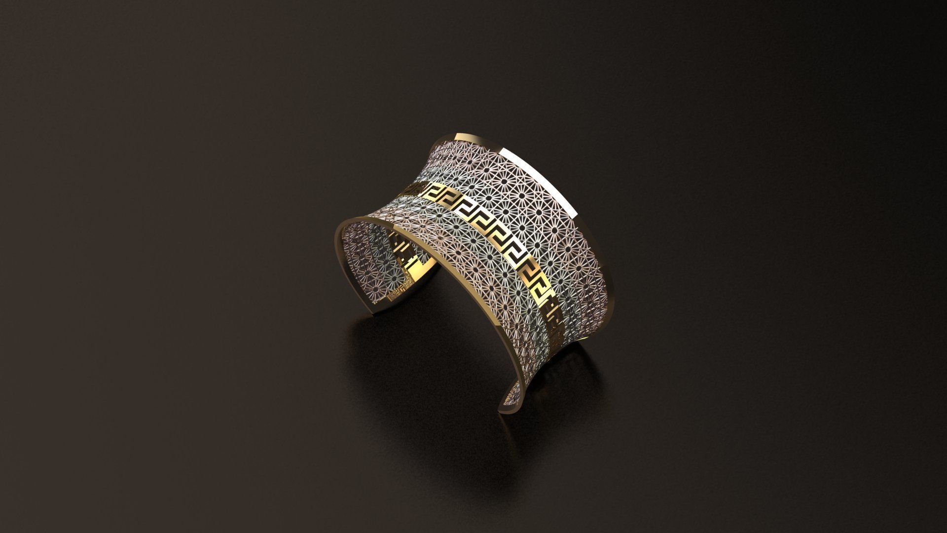 9 PCS BRACELET BANGLE  3D print model_4