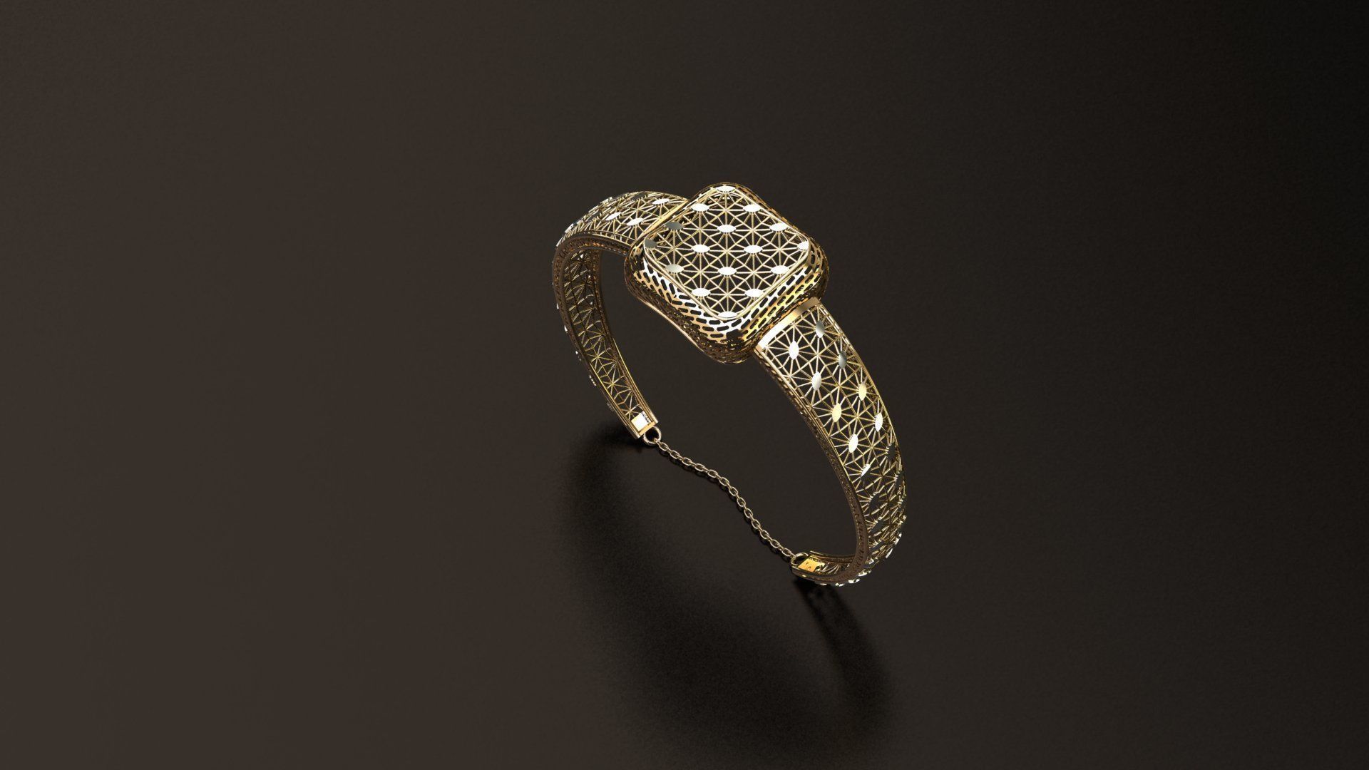 9 PCS BRACELET BANGLE  3D print model_1