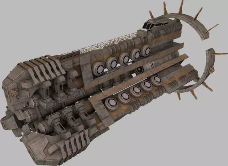 Border Patrol Low-poly 3D model_0