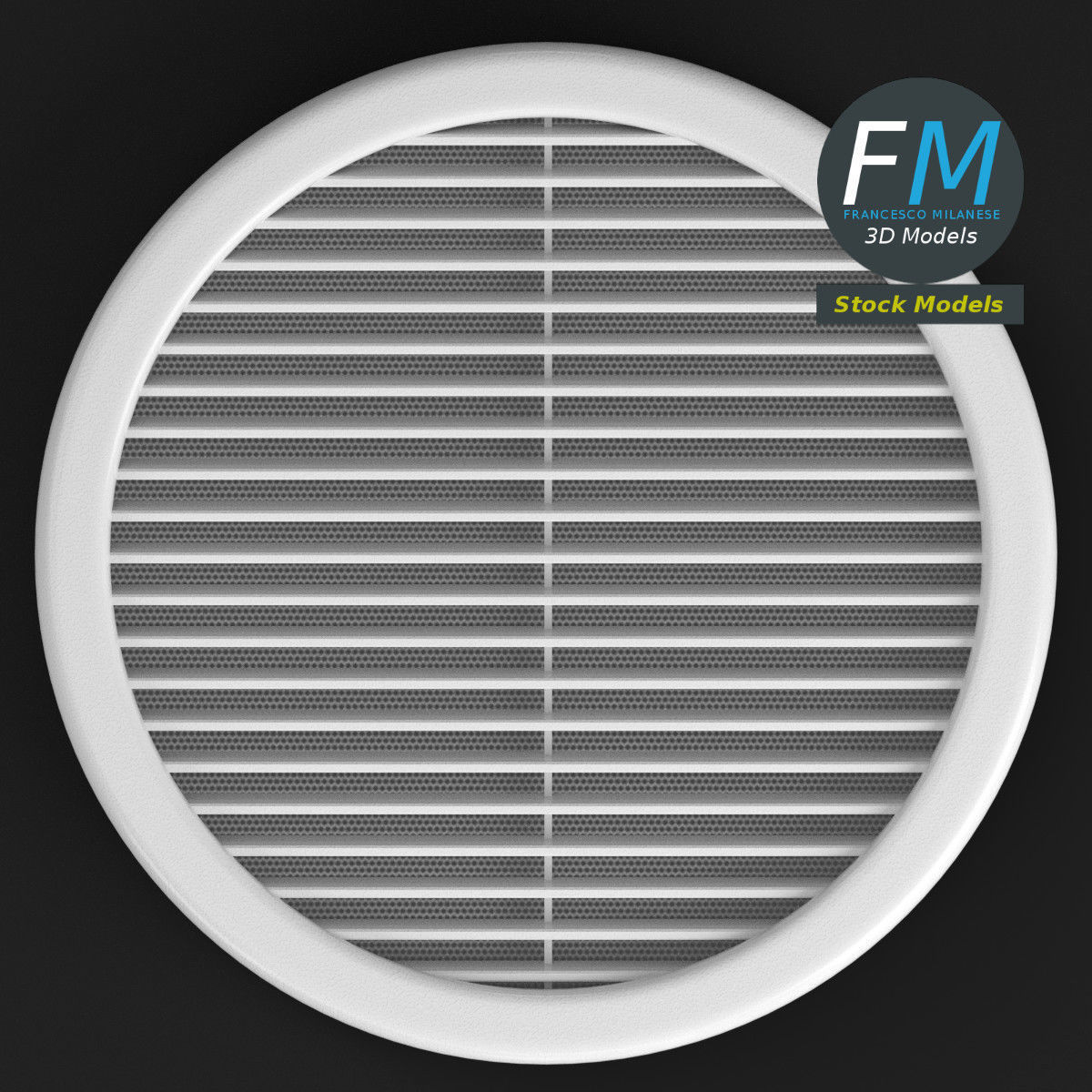 Air vent 3D model_6