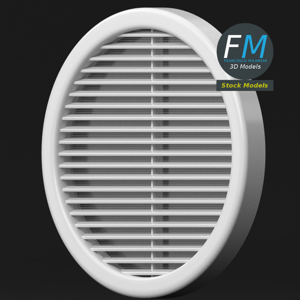 Air vent 3D model_5