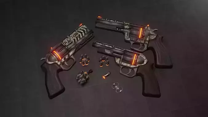 Sci-fi revolver collection pack