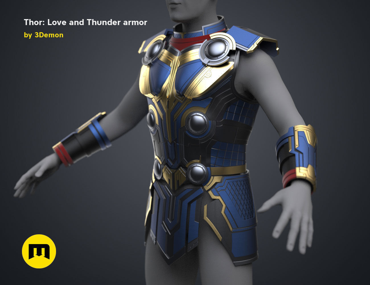 Thor armor - Love and Thunder 3D print model_4