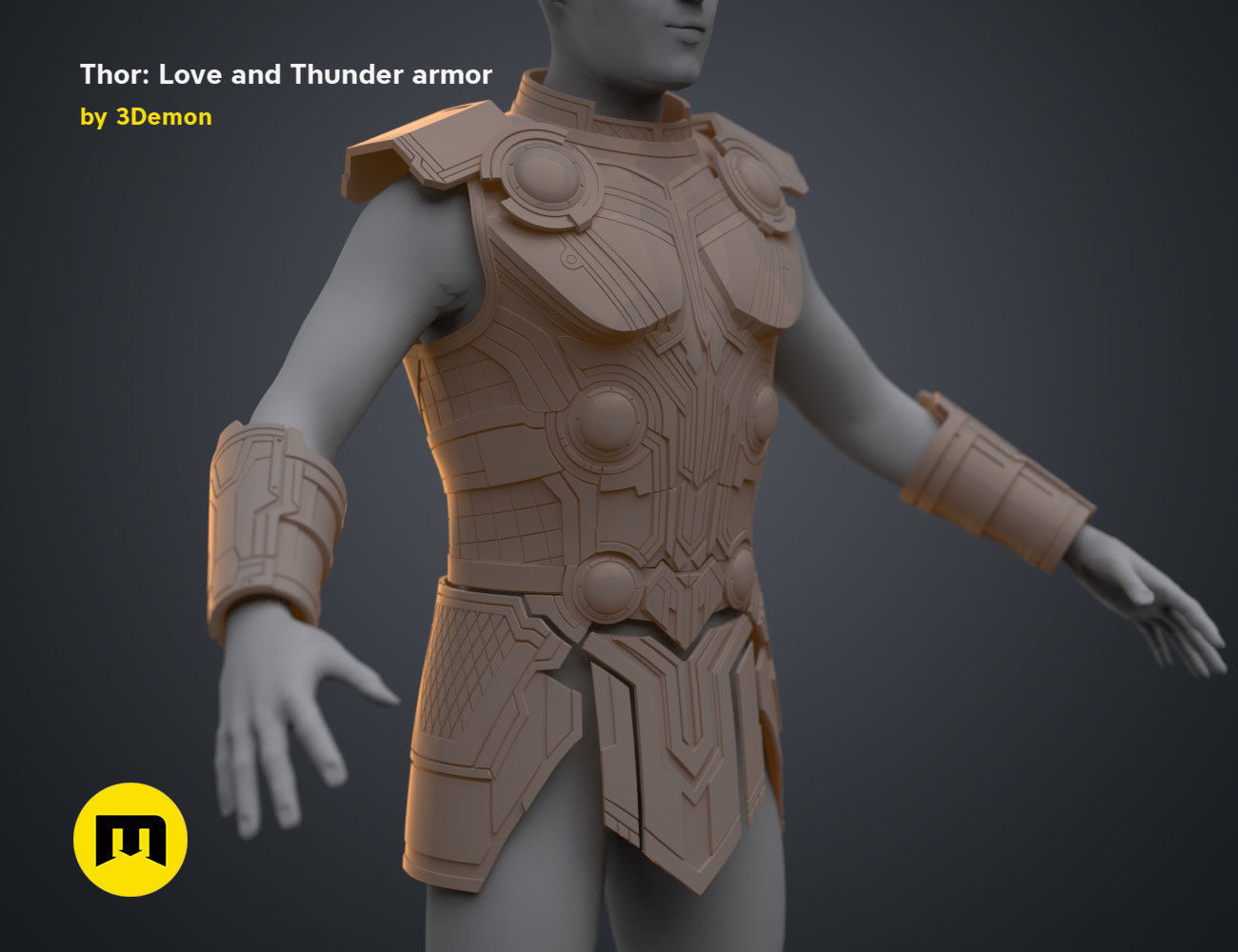 Thor armor - Love and Thunder 3D print model_11