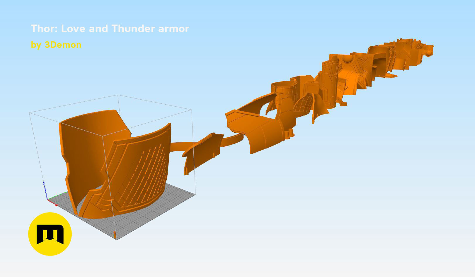 Thor armor - Love and Thunder 3D print model_17