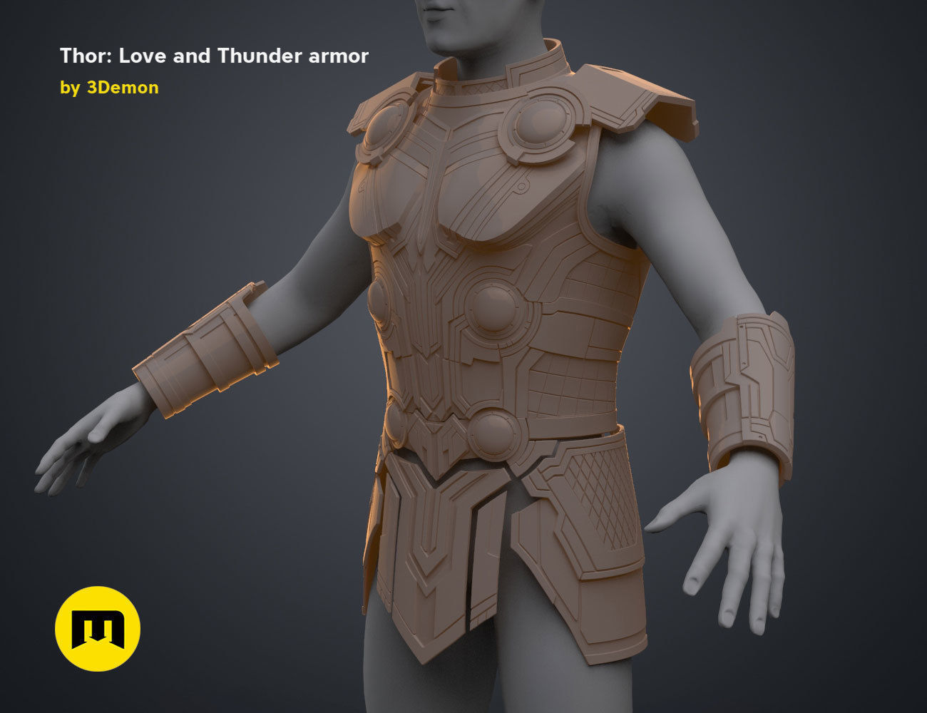Thor armor - Love and Thunder 3D print model_12