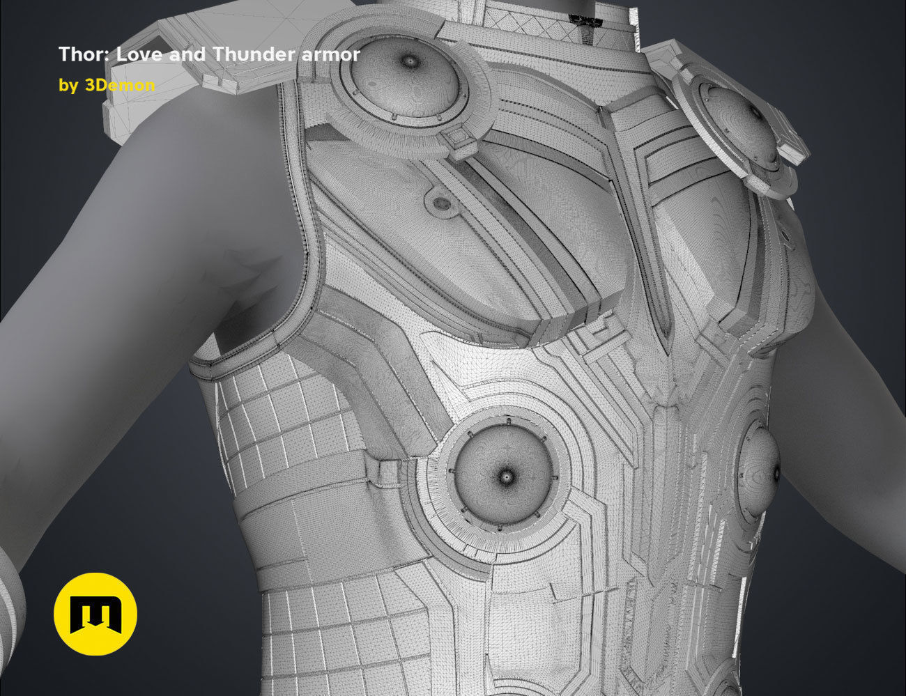 Thor armor - Love and Thunder 3D print model_22