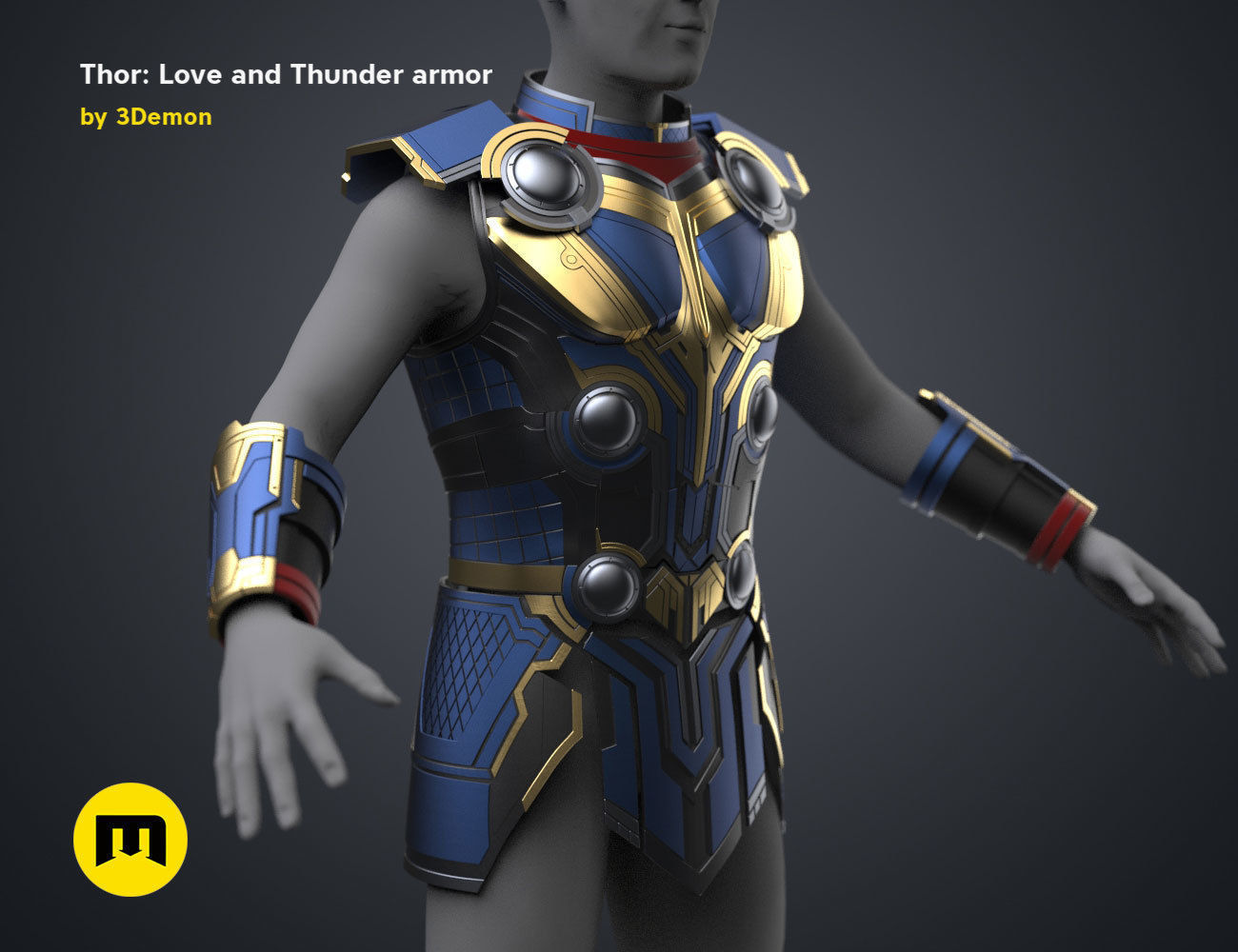 Thor armor - Love and Thunder 3D print model_2
