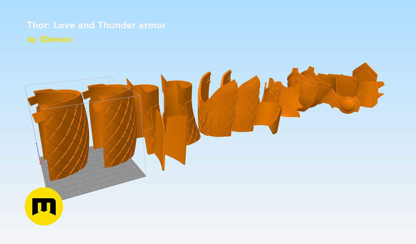 Thor armor - Love and Thunder 3D print model_19