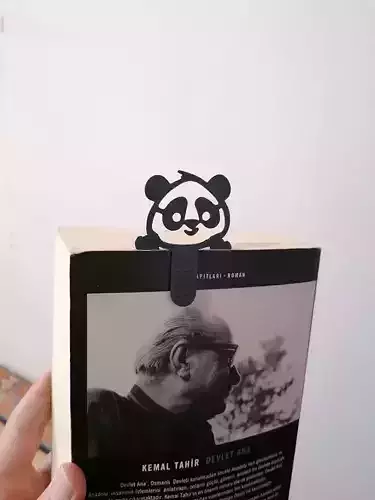 PANDA BOOKMARK 3D print model