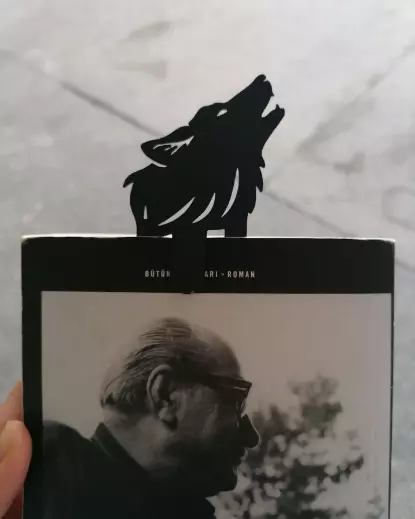 WOLF BOOKMARK 3D print model