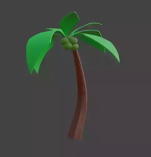 Coconut Tree Low poly