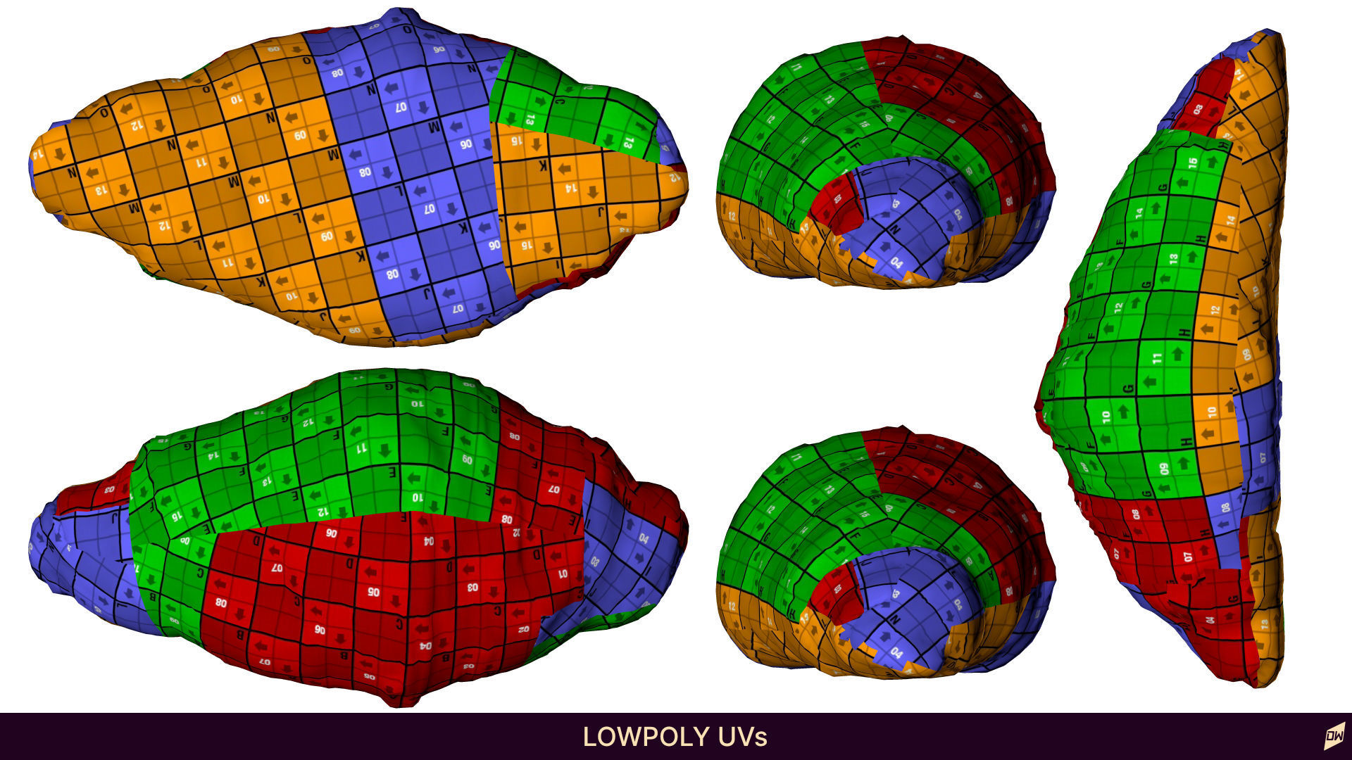 Butter croissant  and chocolate croissant 3D model_7