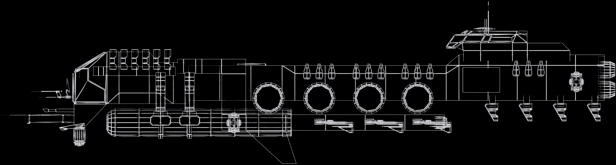 Exploration Spaceship Low-poly 3D model_5