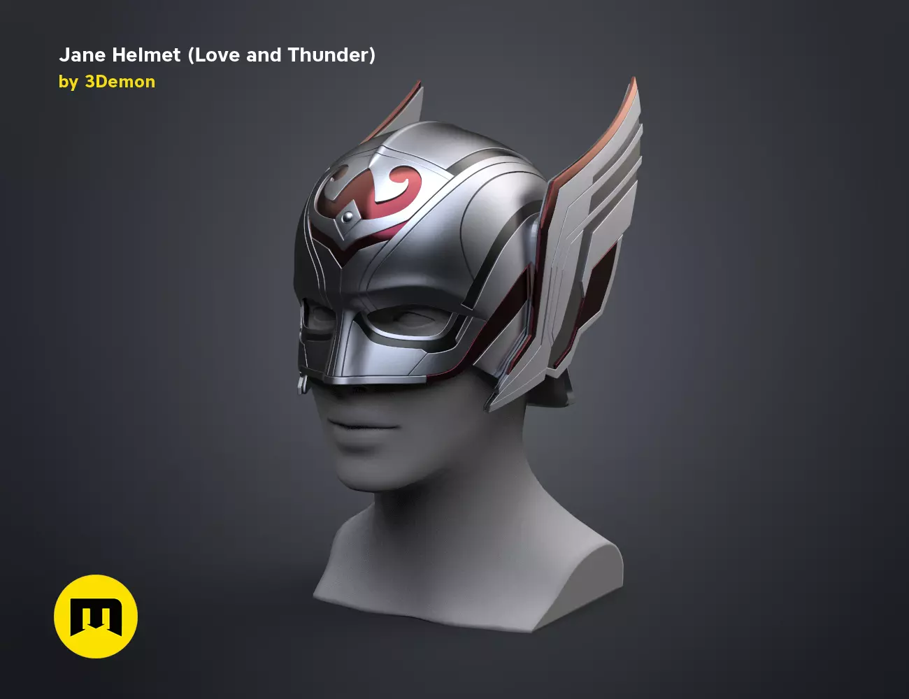 Jane helmet - Love and Thunder 3D print model_0
