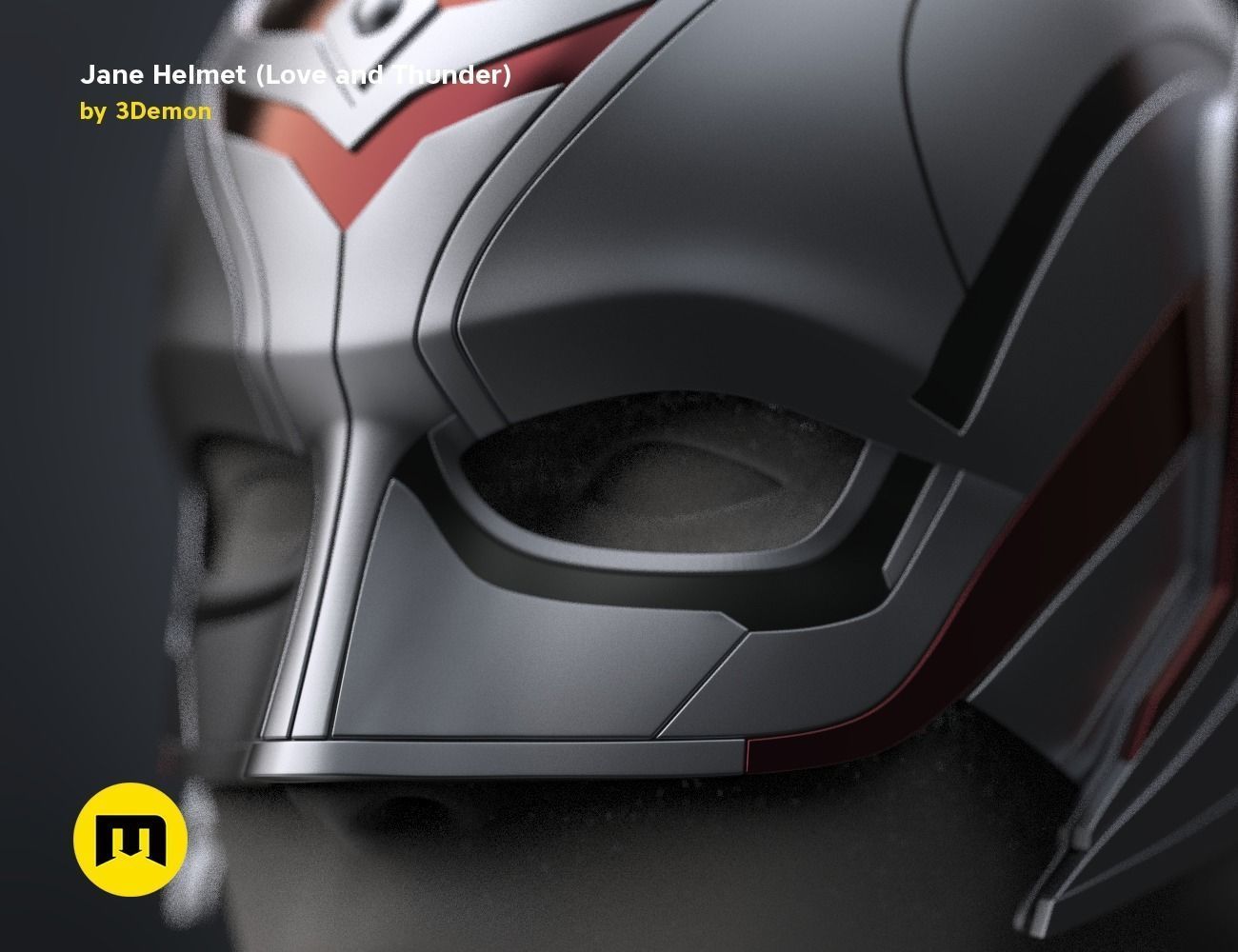 Jane helmet - Love and Thunder 3D print model_9