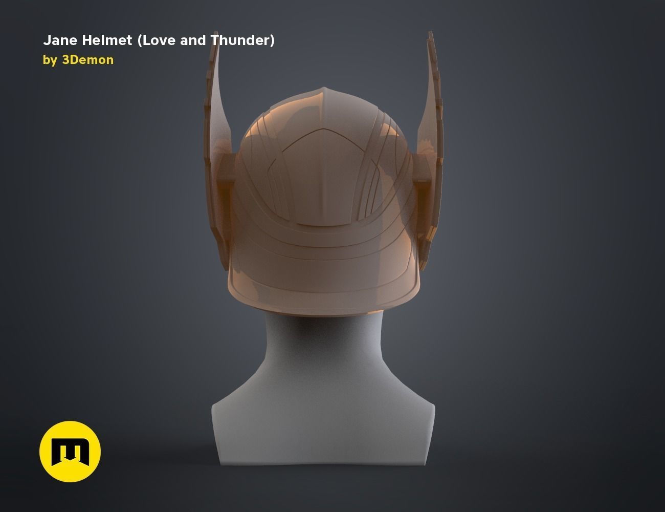 Jane helmet - Love and Thunder 3D print model_12