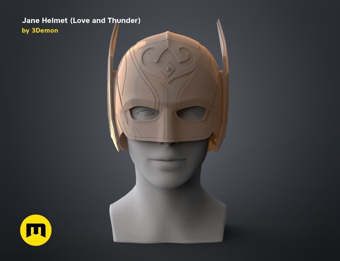 Jane helmet - Love and Thunder 3D print model_10
