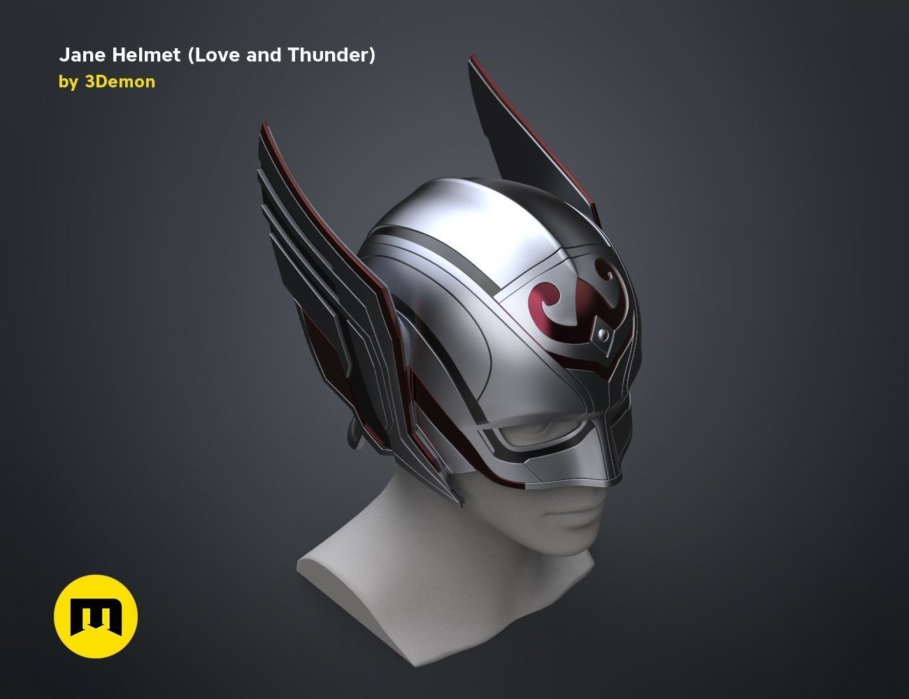 Jane helmet - Love and Thunder 3D print model_6
