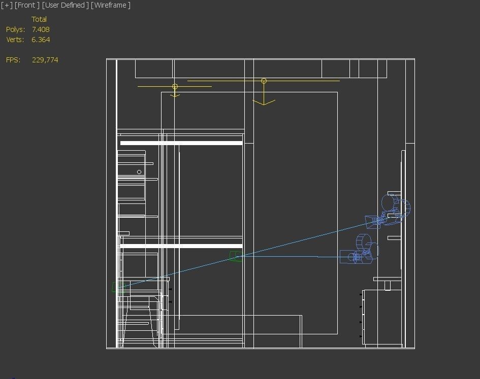 girls room 3D model_4