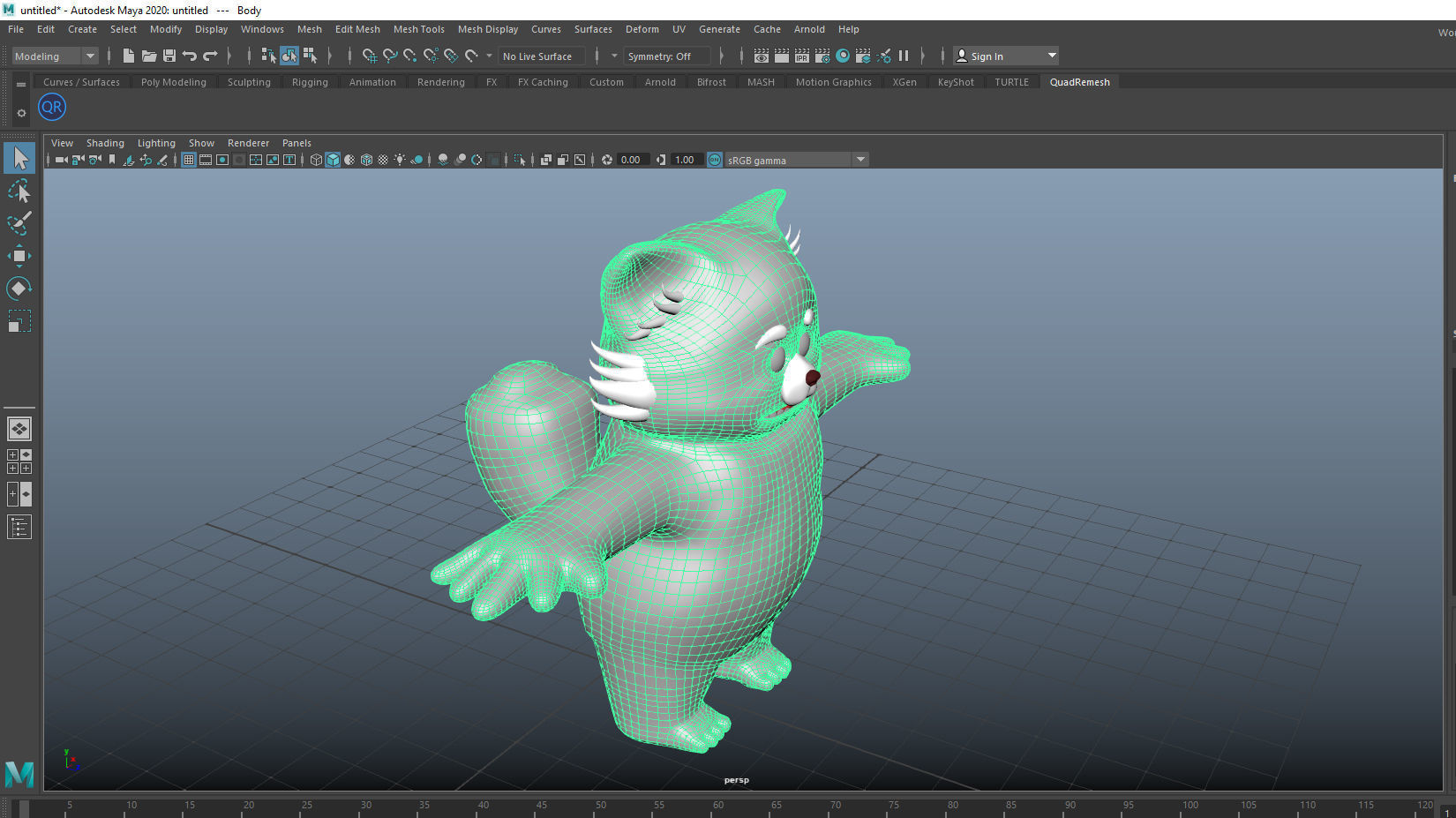 Turning Red Low-poly 3D model_4