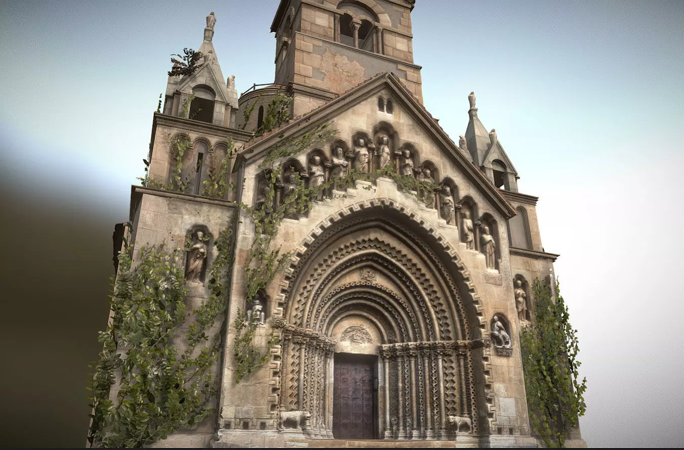 The Jaki chapel - Jaki kapolna 3D model_0